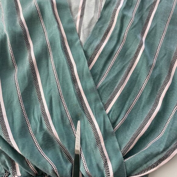 Maje Womens Striped Pandora Jumpsuit Size 38 Casual Chic Bohemian Minimalist - Picture 8 of 15